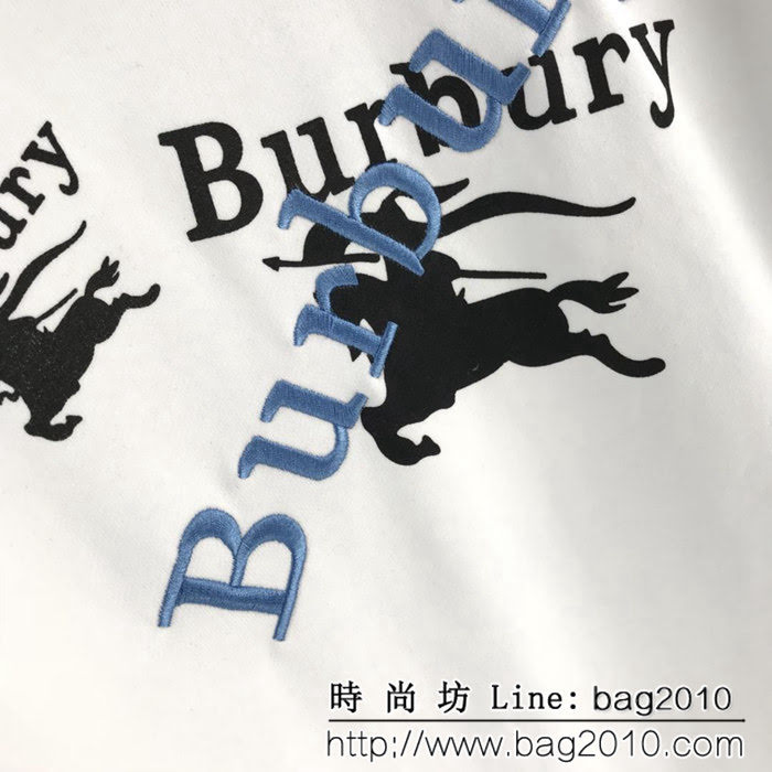 BURBERRY巴寶莉 18ss秋冬 專櫃同步 騎士印花刺繡字母 純棉衛衣 ydi1010